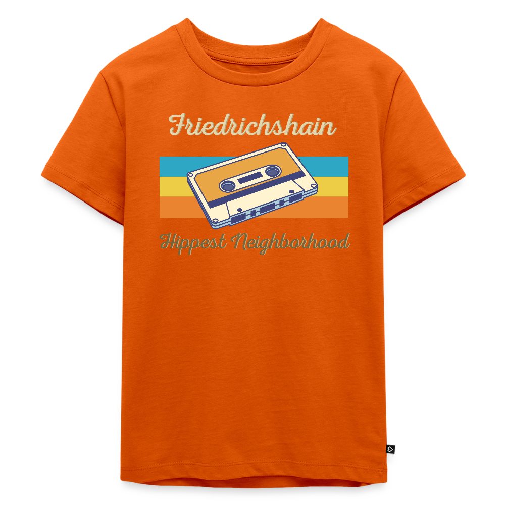 Friedrichshain Hippest Neighborhood - Kinder Premium T-Shirt - Orange