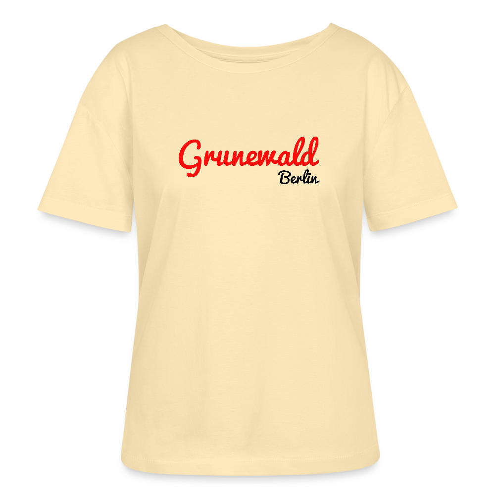 Grunewald Berlin - Relaxed Rundhals Frauen Bio-T-Shirt - Creme