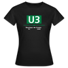 U3 - Frauen Premium T-Shirt - Schwarz