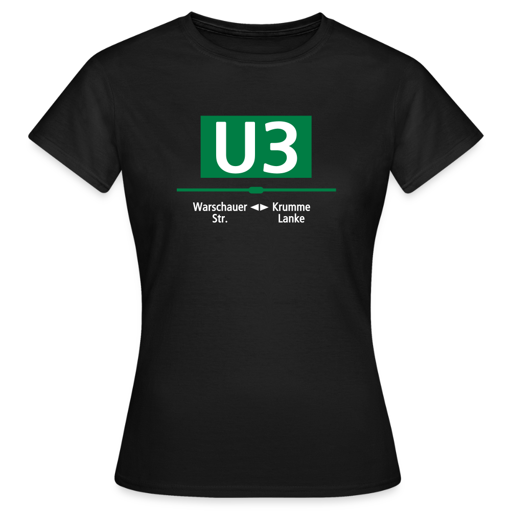 U3 - Frauen Premium T-Shirt - Schwarz
