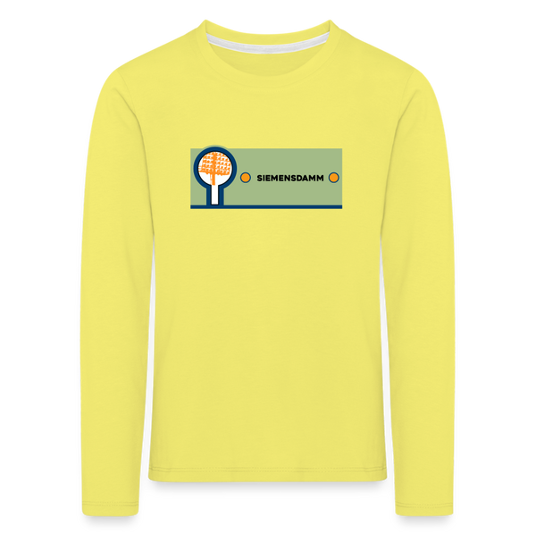 Siemensdamm - Kinder Langarmshirt - Gelb