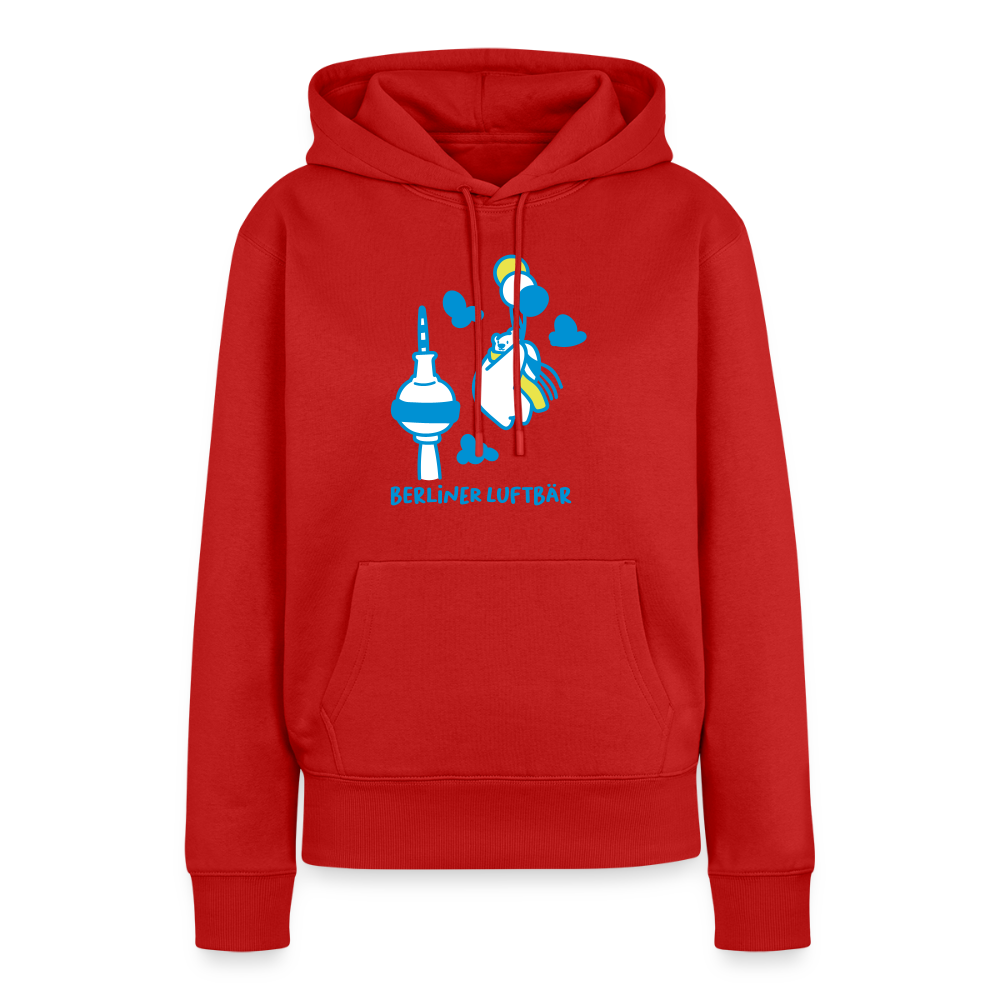 Berliner Luftbär - Frauen Premium Hoodie - Rot