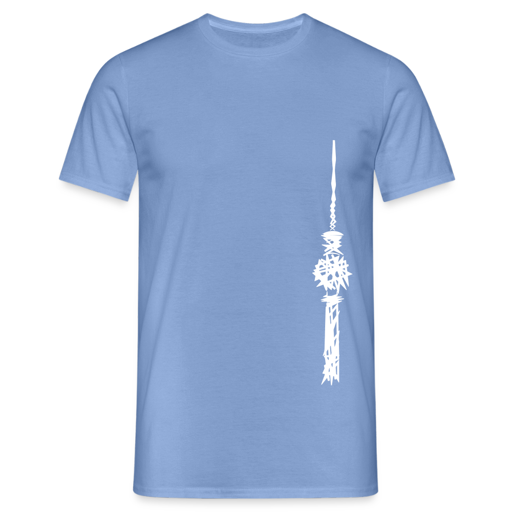 Fernsehturm Zick zack - Männer Premium T-Shirt - carolina blue