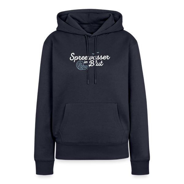 Spreewasser im Blut - Frauen Premium Hoodie - Navy