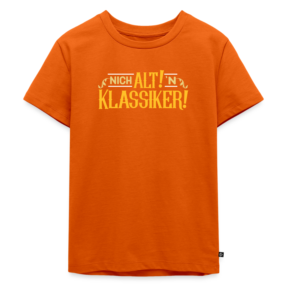 Nich alt! 'n Klassiker! - Kinder Premium T-Shirt - Orange