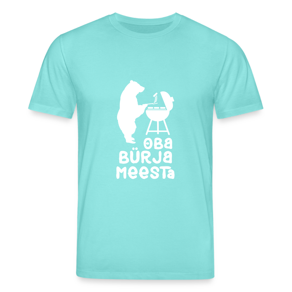 Bürjameesta - Unisex Bio T-Shirt - Poolblau