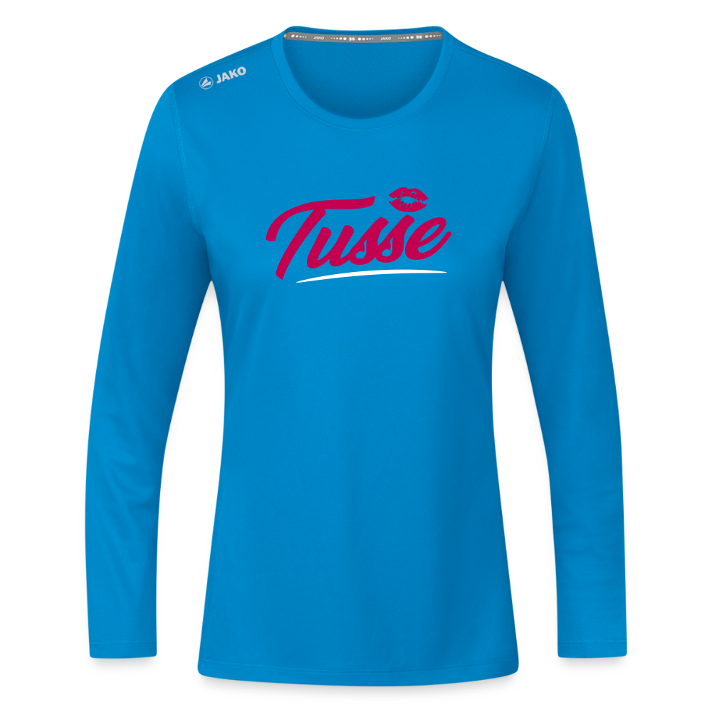 Tusse - Frauen Sport Langarmshirt - Saphirblau