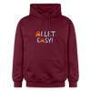 Allet Easy! - Hoodie - Maroon