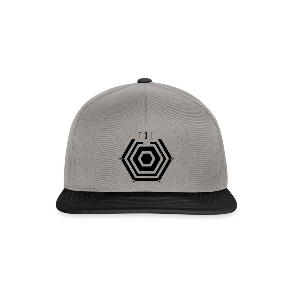 TXL - Snapback Cap - Graphit/Schwarz