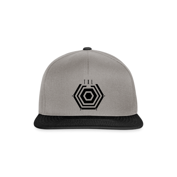 TXL - Snapback Cap - Graphit/Schwarz