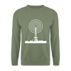 Funkturm im Fokus - Unisex Pullover - Armeegrün