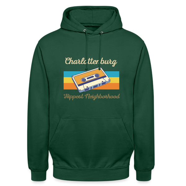 Charlottenburg Hippest Neighborhood - Unisex Hoodie - Flaschengrün