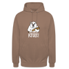 Pass ma uff Keule - Unisex Hoodie - Mokka