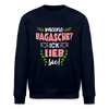 Meene Bagasche Ick Lieb Sie - Unisex Bio Sweatshirt - Navy