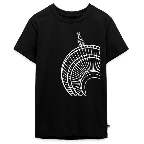 Der Turm von unten - weiß - Teenager Premium T-Shirt - Schwarz