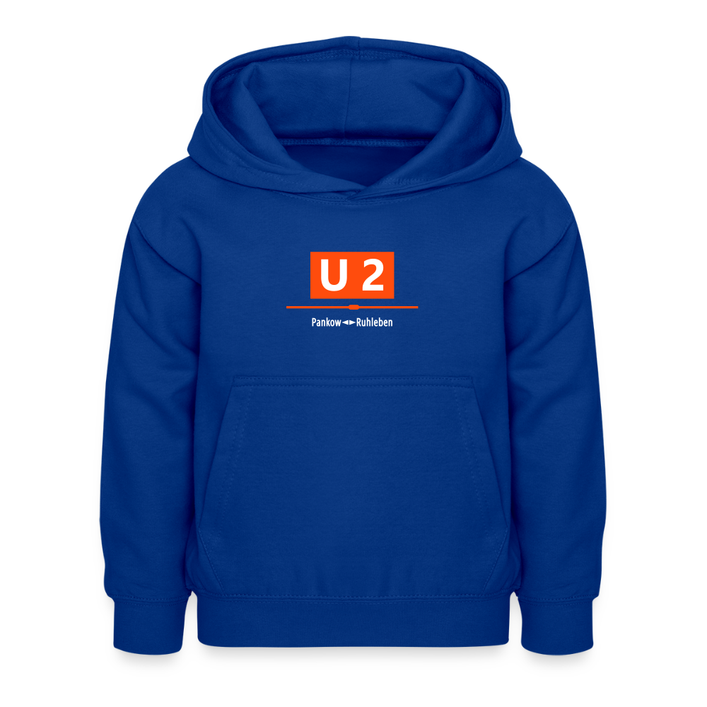 U2 Berlin - Kinder Hoodie - Royalblau
