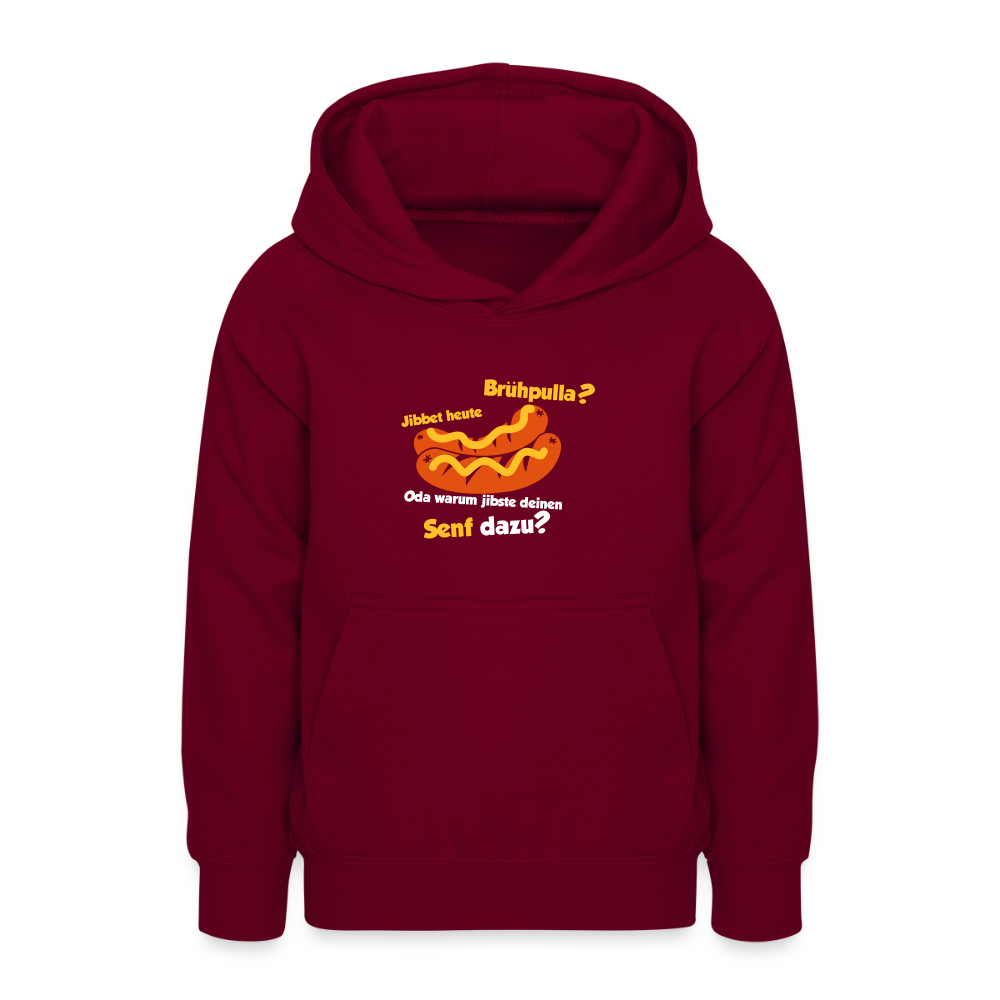 Jibbet Brühpulla - Teenager Hoodie - Bordeaux