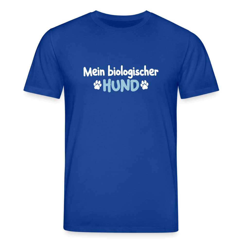 Mein biologischer Hund. - Unisex Bio T-Shirt - Dunkelblau