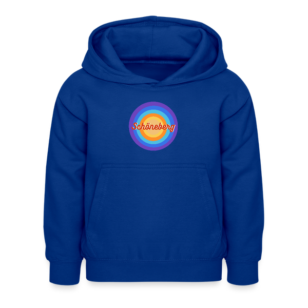 Schöneberg retro - Kinder Hoodie - Royalblau