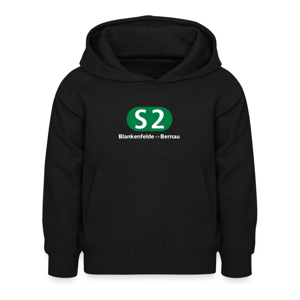S2 - Kinder Hoodie - Schwarz