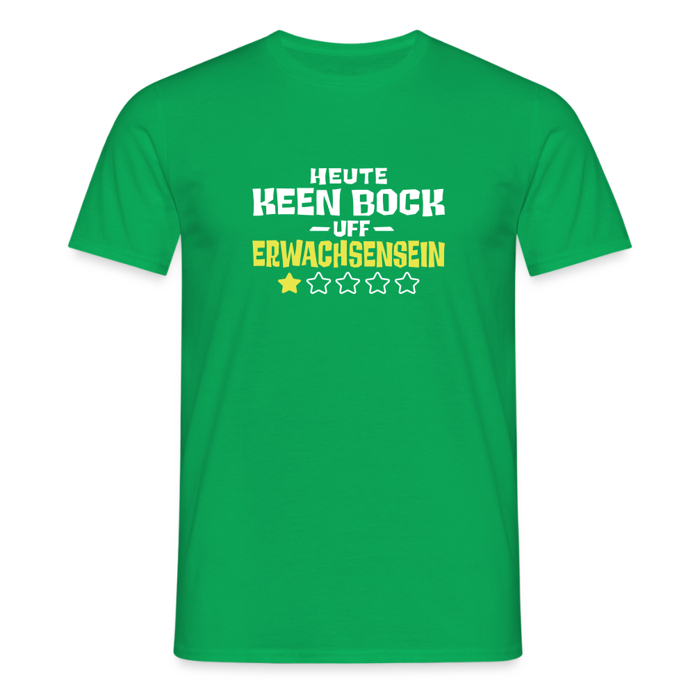 Keen Bock uff Erwachsensein - Männer Premium T-Shirt - Kelly Green