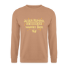 Juter Kumpel ist besser als warmet Bier - Unisex Pullover - Mocca