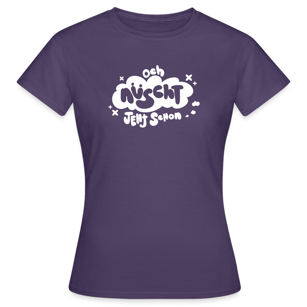och nüscht jeht schon! - Frauen Premium T-Shirt - Dunkellila