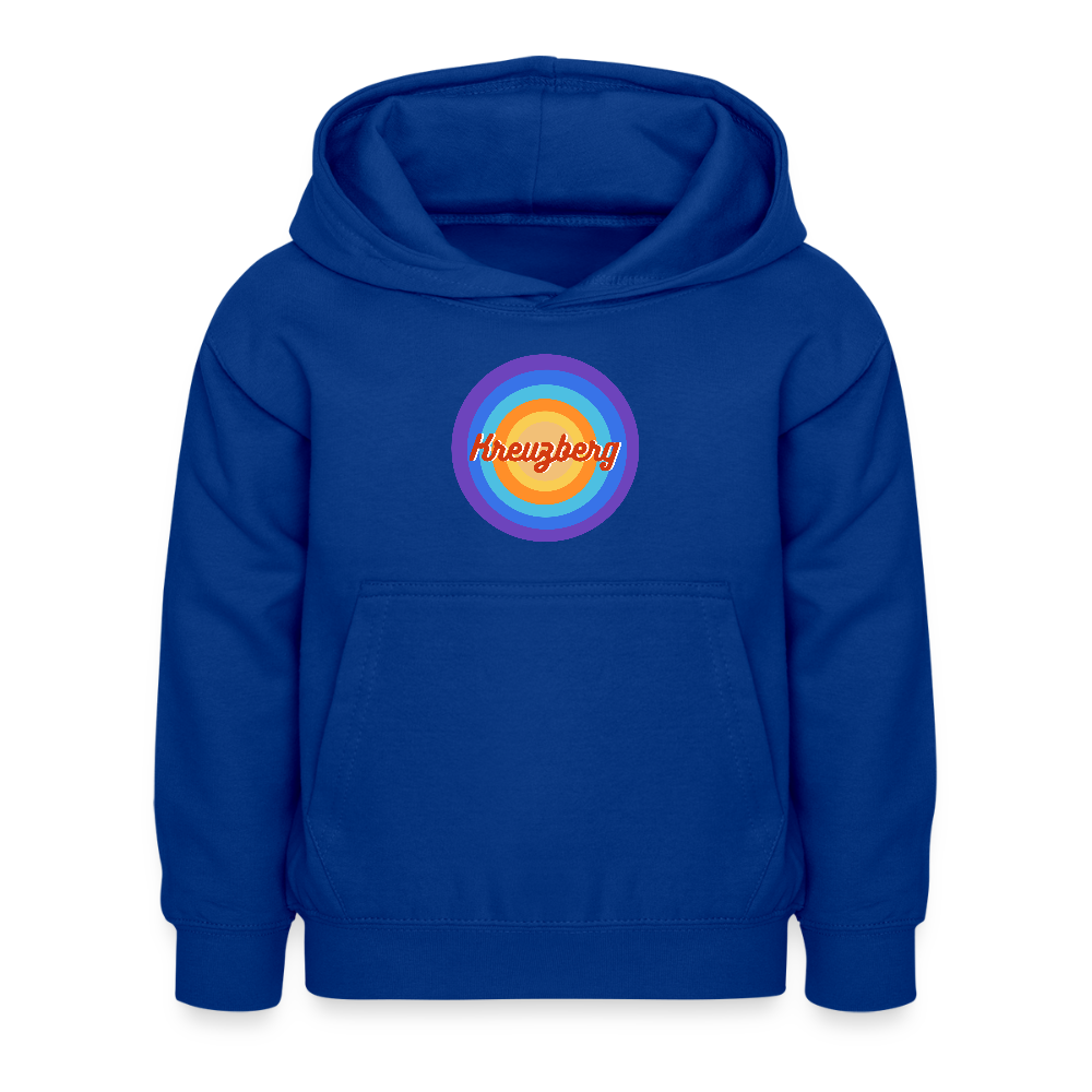 Kreuzberg Retro - Kinder Hoodie - Royalblau