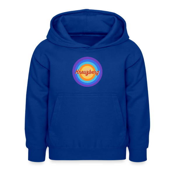 Kreuzberg Retro - Kinder Hoodie - Royalblau