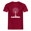 Funkturm im Fokus - Männer Premium T-Shirt - Ziegelrot