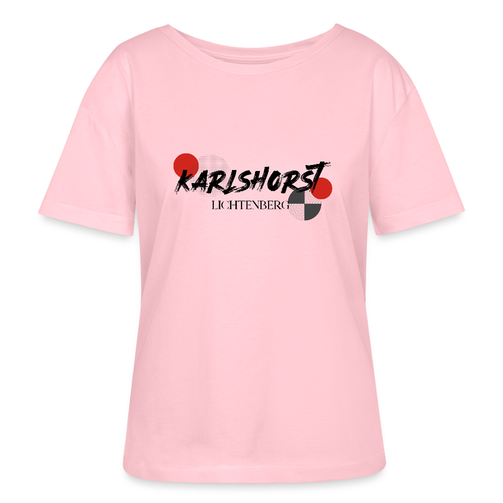 Karlshorst - Relaxed Rundhals Frauen Bio-T-Shirt - Hellrosa