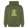 Lass Sonne rin, dit Jraue draußen! - Hoodie - Militärgrün
