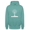 Funkturm im Fokus - Unisex Hoodie - Pastelltürkis