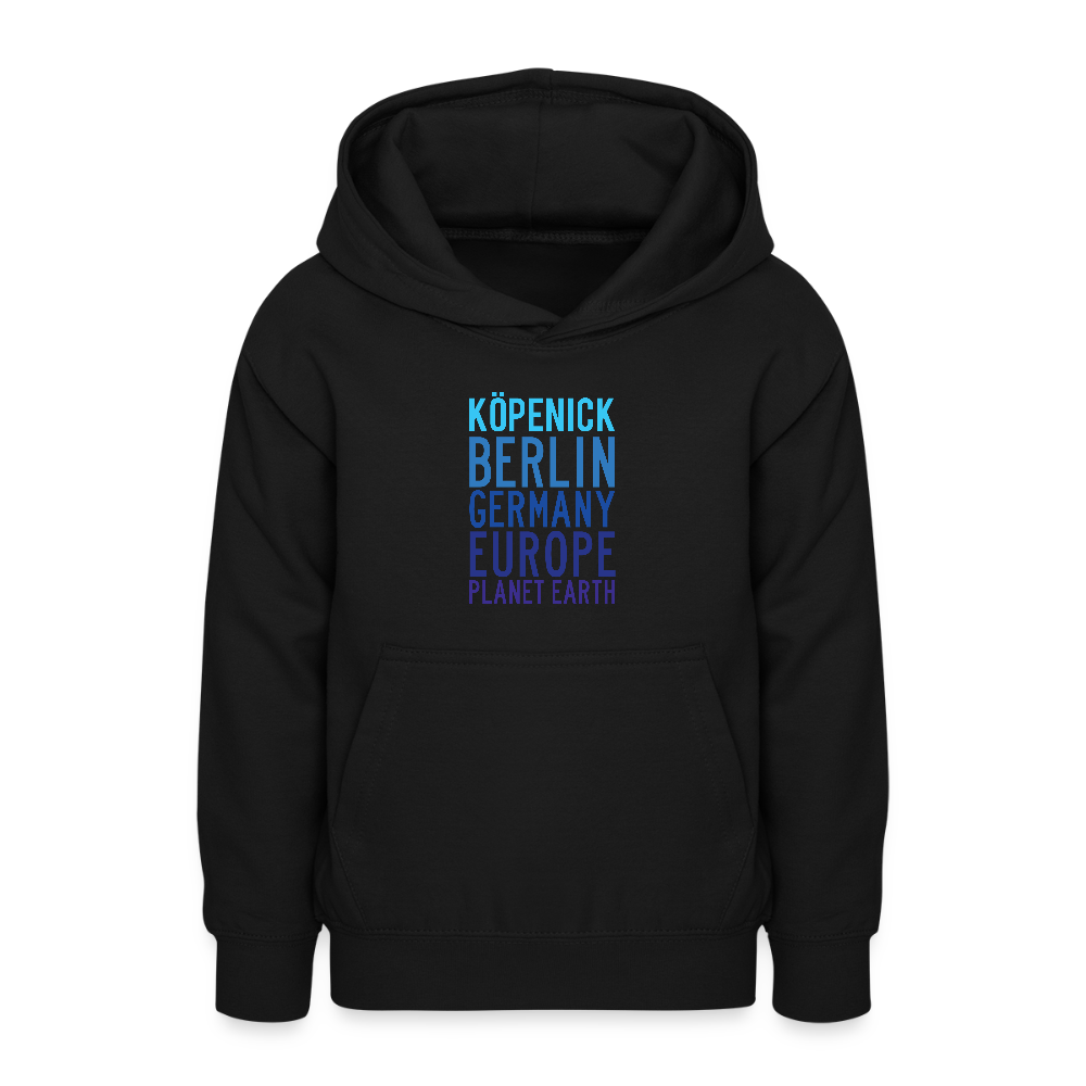 Köpenick Planet Earth - Teenager Hoodie - Schwarz