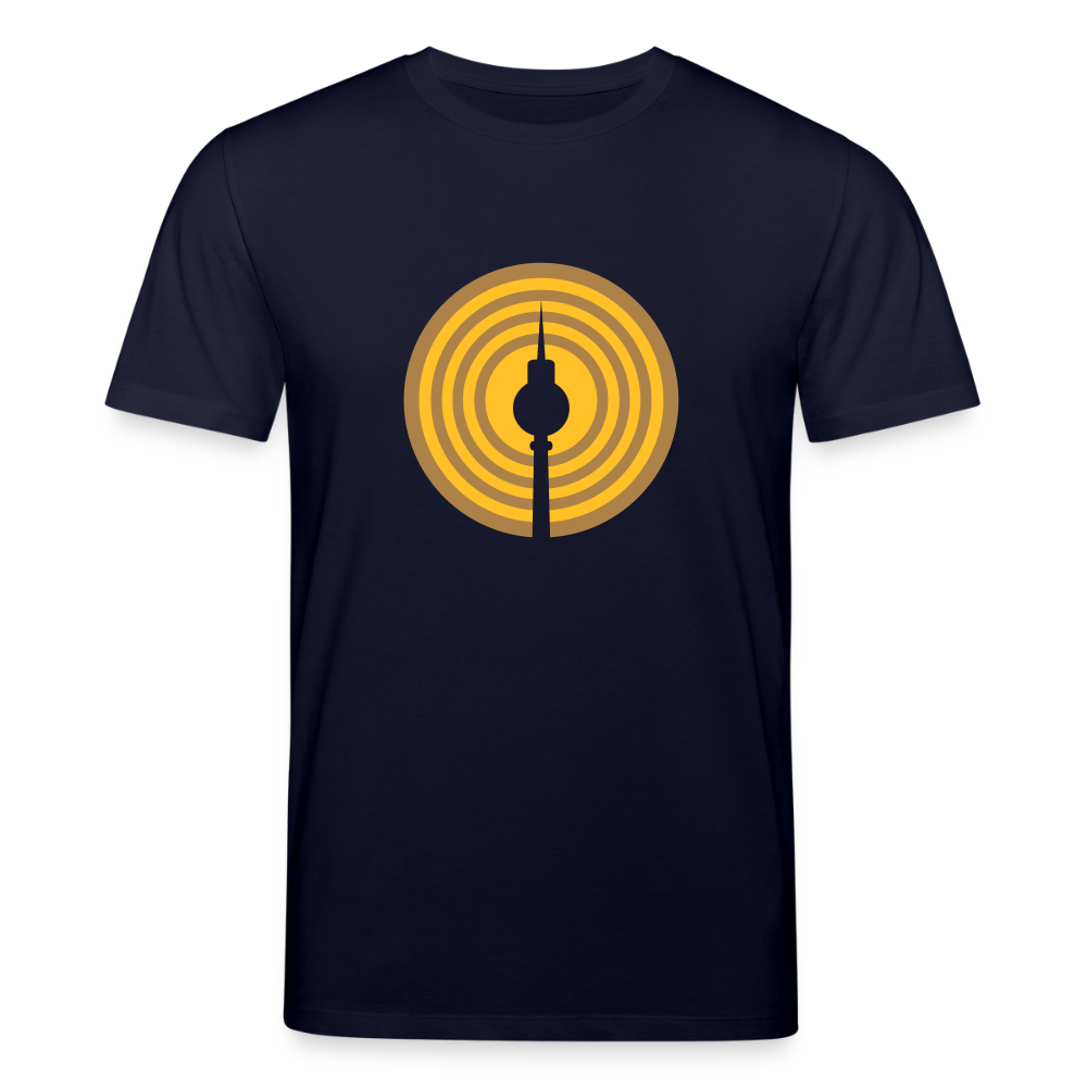 Berlin im Fokus - Unisex Bio T-Shirt - Navy