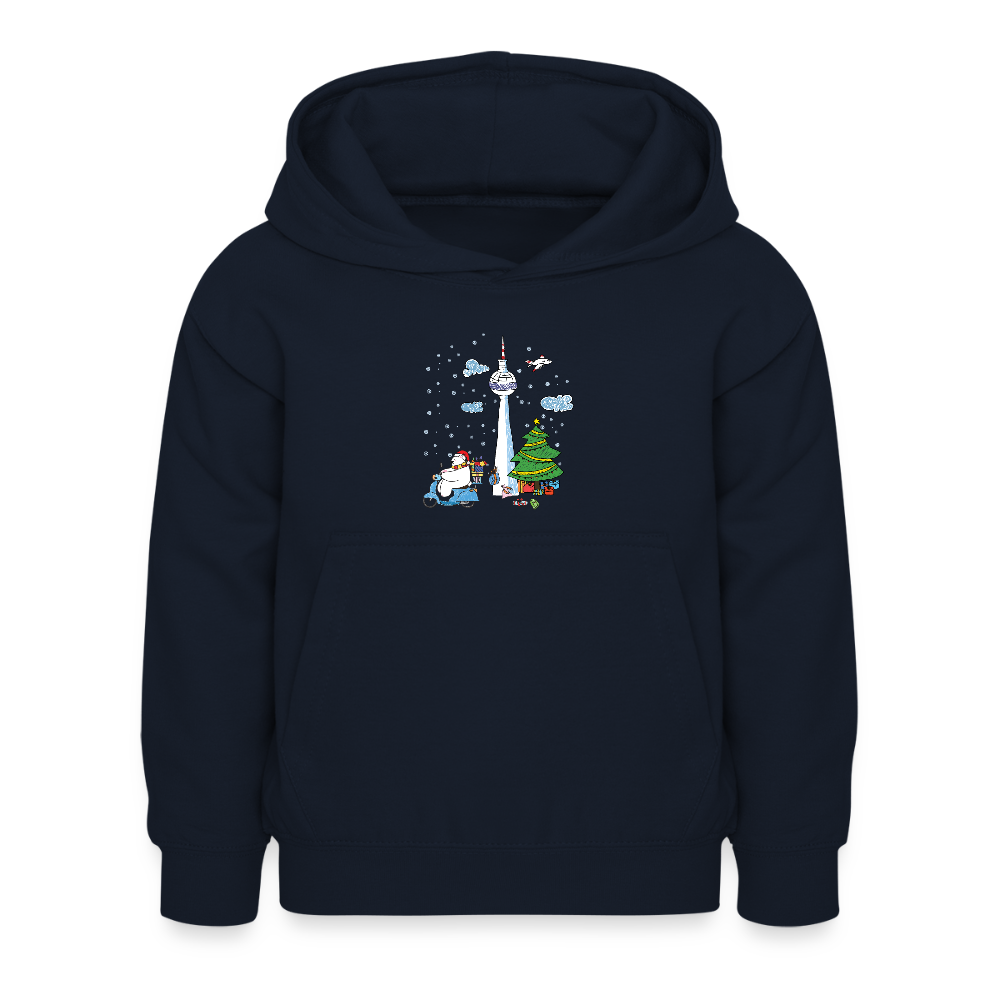 Geschenke am Fernsehturm - Kinder Hoodie - Navy