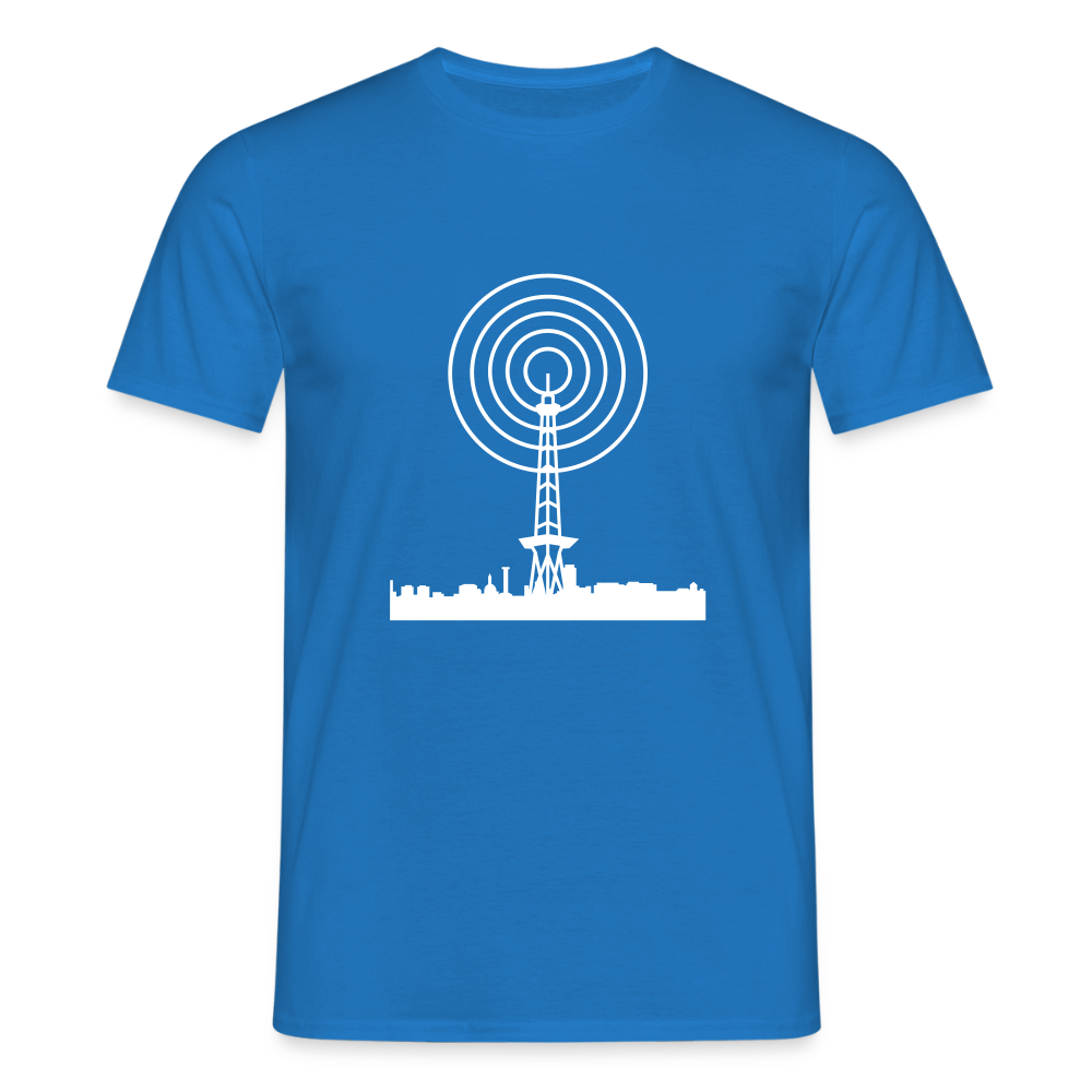 Funkturm im Fokus - Männer Premium T-Shirt - Royalblau