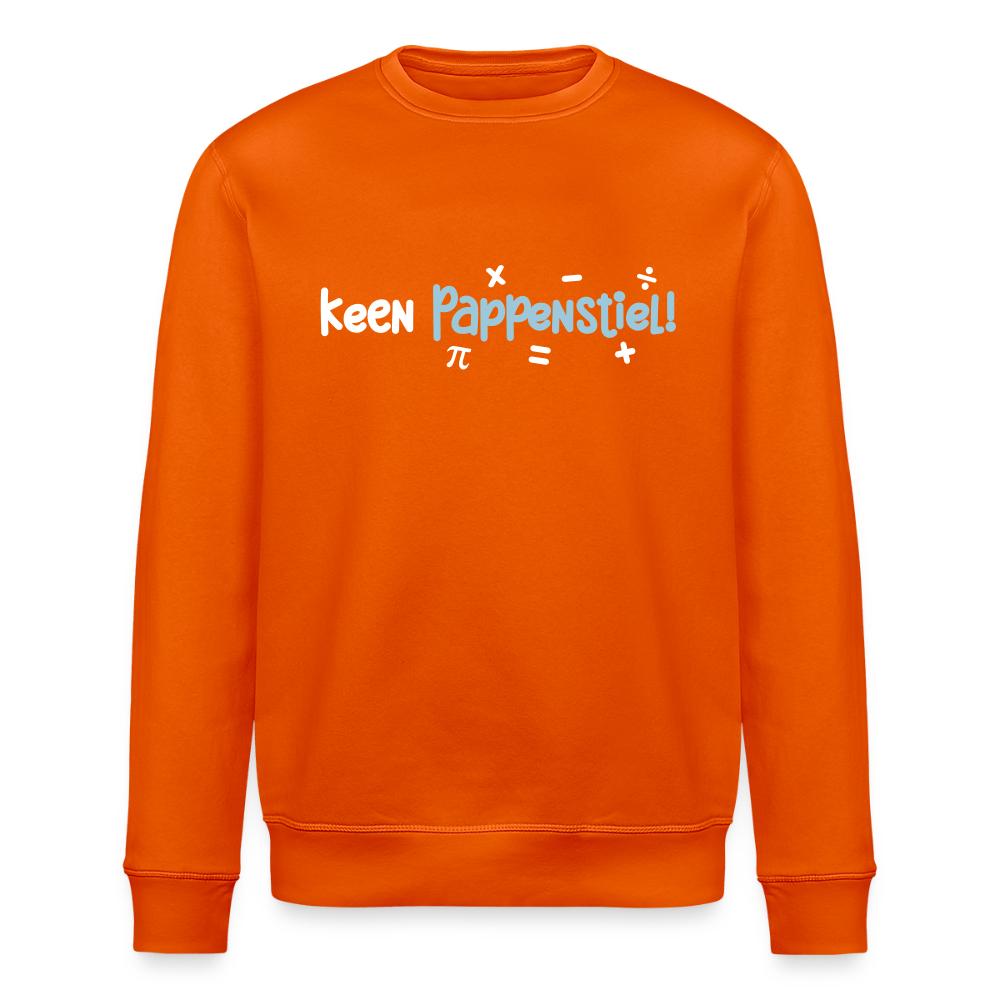 keen Pappenstiel! - Unisex Bio Sweatshirt - Tieforange