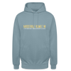 Misstrau' Kamel'n! (trinken wöchentlich) - Unisex Hoodie - Nebelblau