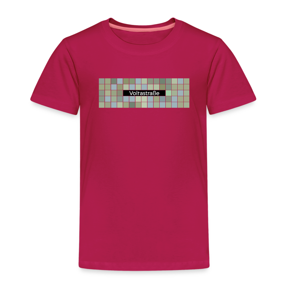 Voltastrasse - Kinder Premium T-Shirt - dunkles Pink