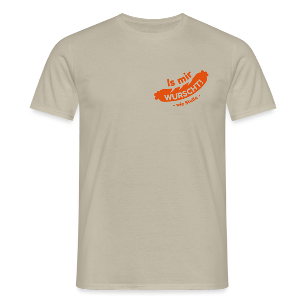 Is mir Wurscht - Männer Premium T-Shirt - Sandbeige