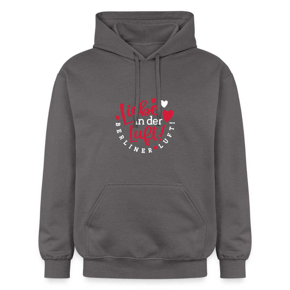 Liebe in der Luft! Berliner Luft! - Hoodie - Dunkelgrau