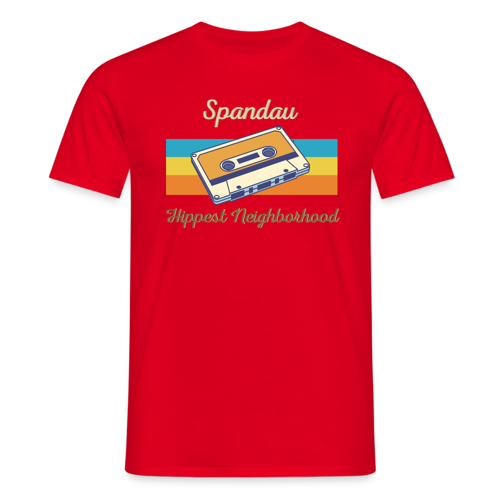 Spandau Hippest Neighborhood - Männer Premium T-Shirt - Rot