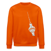 Fernsehturm Geometrie - Unisex Bio Sweatshirt - Tieforange