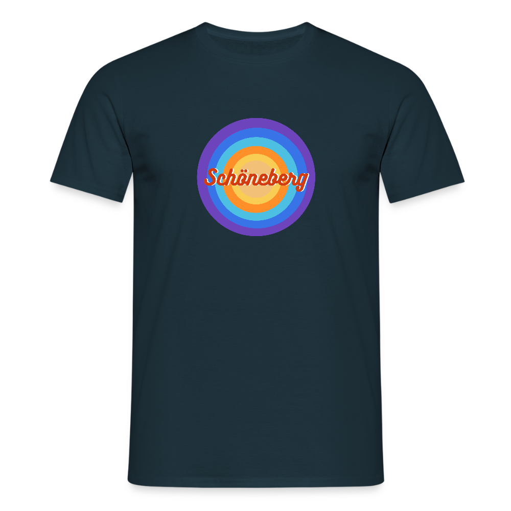 Schöneberg retro - Männer Premium T-Shirt - Navy