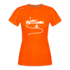 Aus der Stadt radeln - Frauen Sport-Shirt - Neonorange