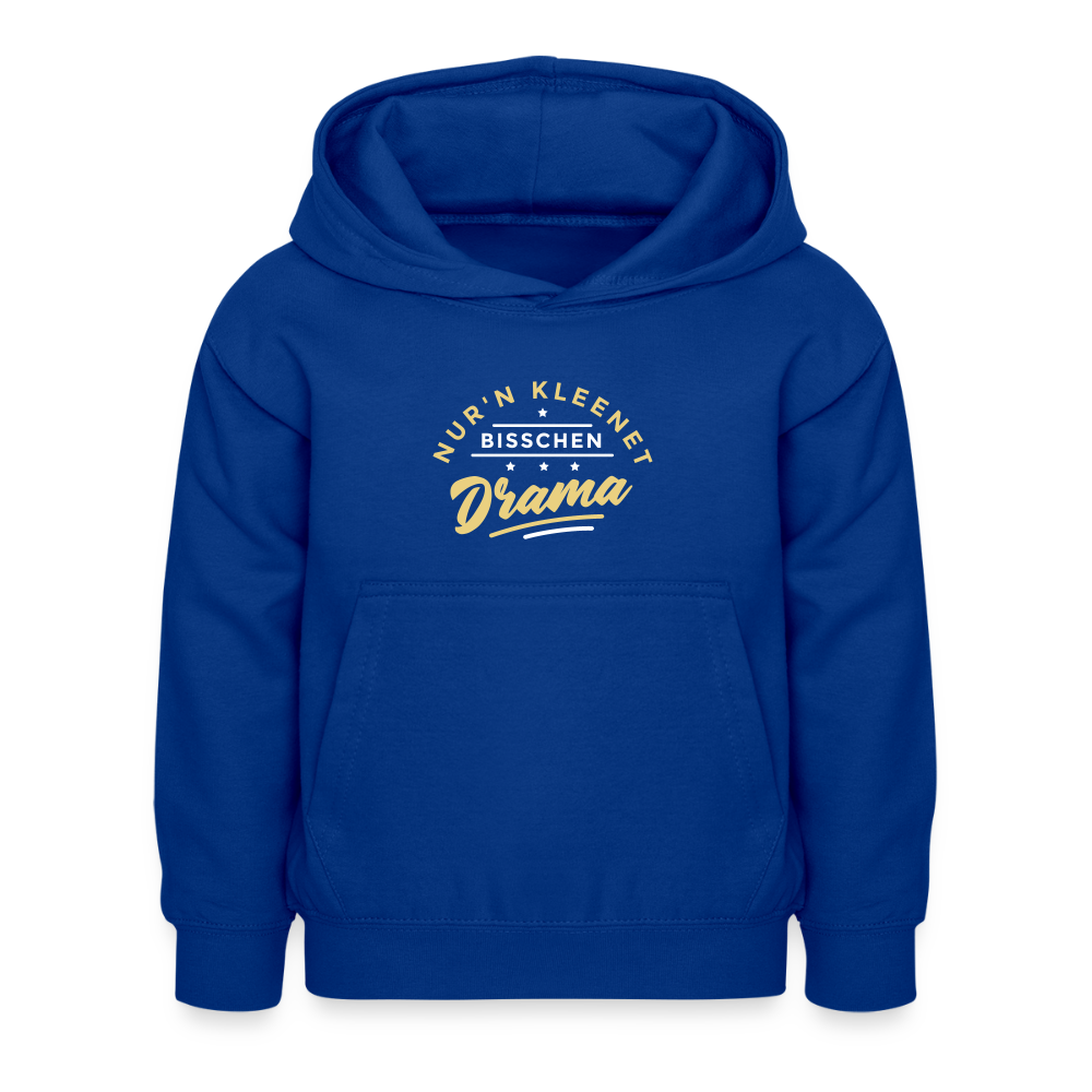 Nur'n kleenet Bisschen Drama - Kinder Hoodie - Royalblau