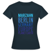 Marzahn Planet Earth - Frauen Premium T-Shirt - Navy