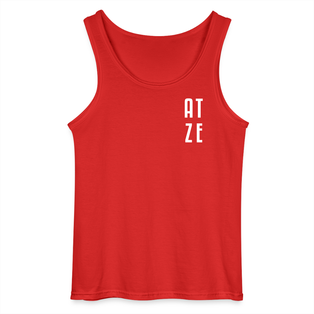 Atze - Männer Tank Top - Rot
