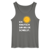 Ick knutsch dir Sonne! - Männer Tank Top - Anthrazit